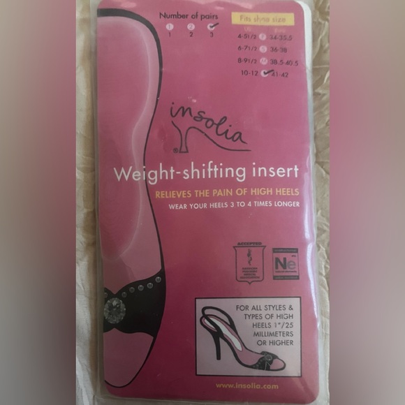 Insolia shoe weights - Picture 1 of 2